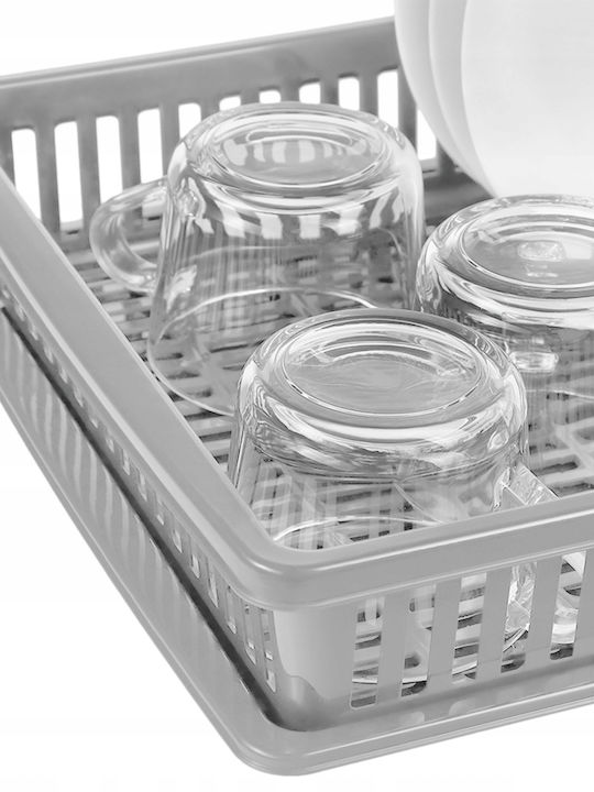 Kadax Scurgător De Chiuvetă Din Plastic Gri