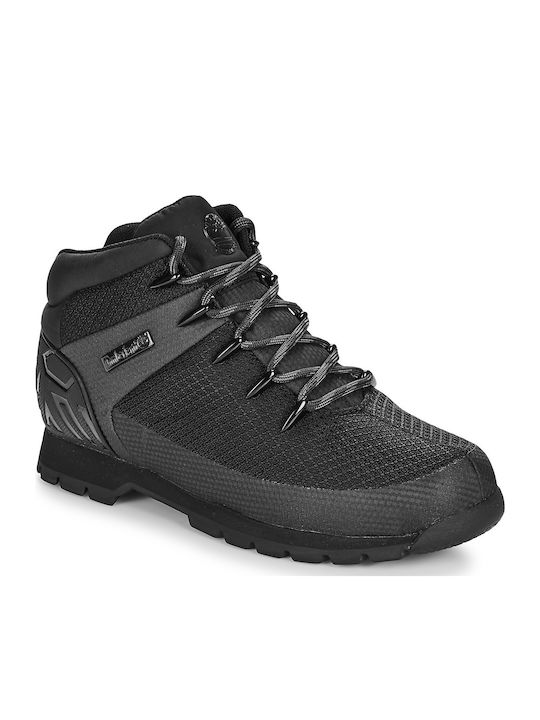 Timberland Euro Sprint Mid Ανδρικά Ορειβατικά Μαύρα Timberland Euro Sprint Mid Ανδρικά Ορειβατικά Μαύρα