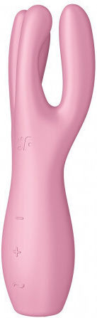 Satisfyer Threesome 3 Κλειτοριδικός Δονητής 14cm Ροζ