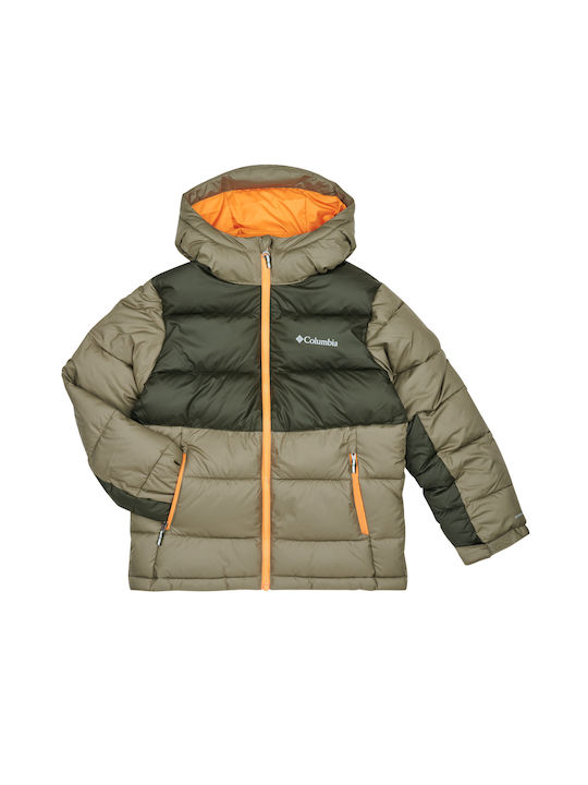 Columbia Kids Casual Jacket with Hood Green Pike Lake Ii