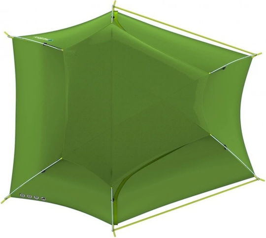 Husky Sawaj Triton 3 Camping Tent Igloo Green 4 Seasons for 3 People Waterproof 3000mm 300x250x130cm