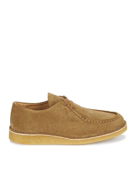Men's Suede Casual Shoes Brown