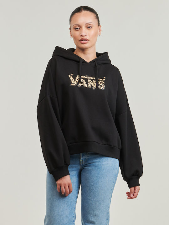 Women's Sweatshirt Hooded Black