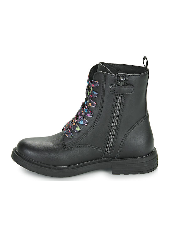 J Eclair Kids Boots with Zipper Black