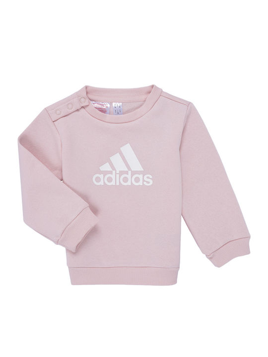 Kids Sweatpants Set Pink 2pcs
