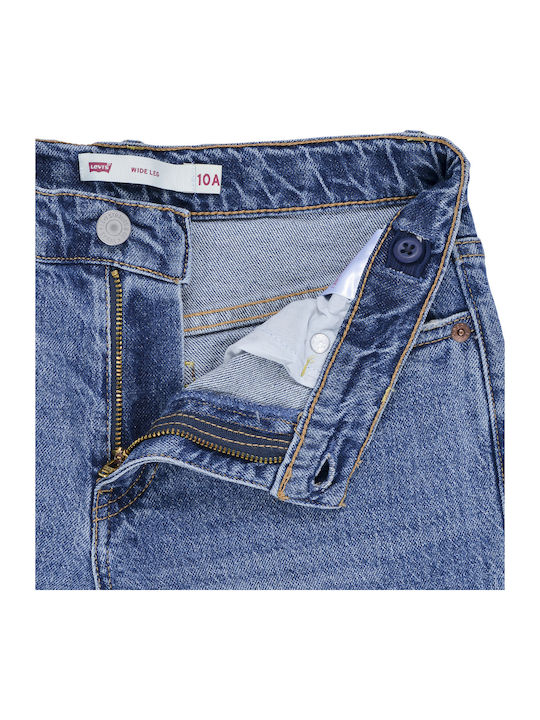 Levi's Levis 94 Baggy Wide Leg Cargo Pant Παιδικό Τζιν Παντελόνι Μπλε