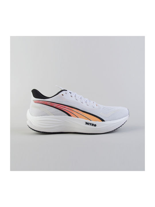 Velocity Nitro 3 Sport Shoes Running White - Orange