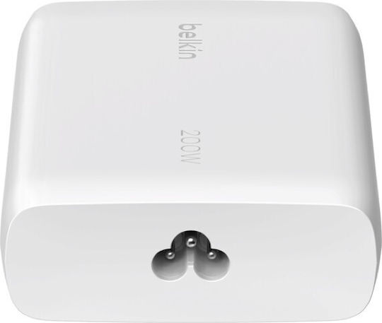 Belkin Boostcharge Pro USB-C Laptop Charger 200W for Apple with Detachable Power Cable