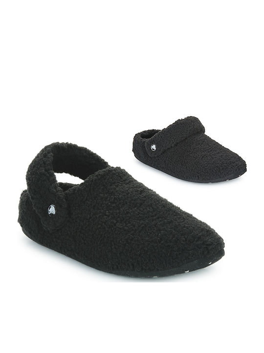 Classic Cozzzy Closed Women's Slippers Black