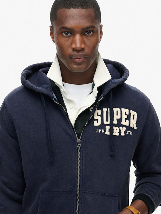 Cardigan With Hood Rich Navy