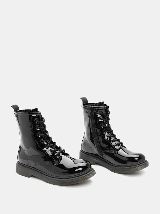 Patent Leather Ankle Boots 4311759-black-patent leather