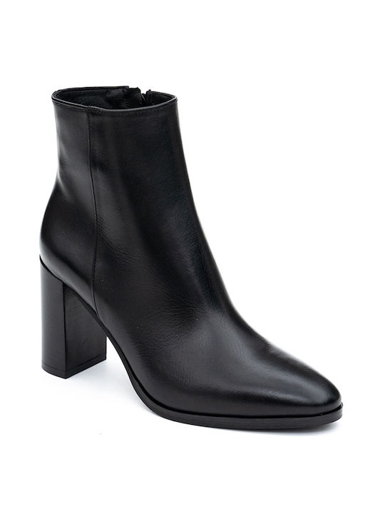 Philippe Lang Leather Women's Ankle Boots Black