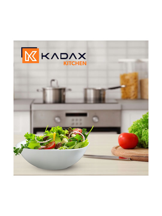 Kadax Купа за сервиране Квадрат Стъкло Бял 19x19бр 3бр