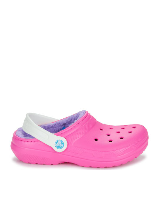 Παντόφλες Ροζ Classic Lined Clog
