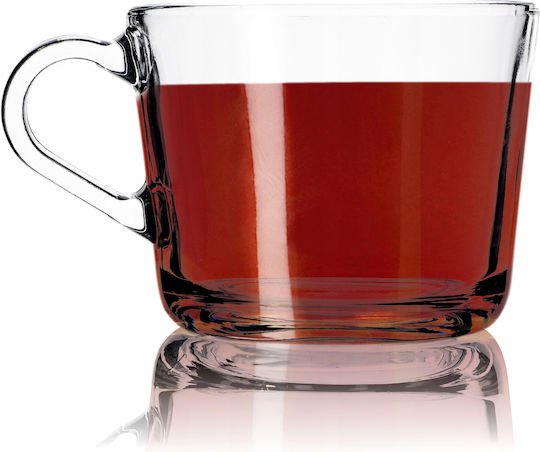 Kadax Mug Glass Transparent 270ml 6pcs