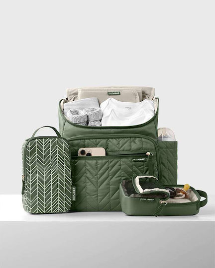 Skip Hop Skip Hop Backpack Diaper Bag Forma Dark Sage 41x20x36cm