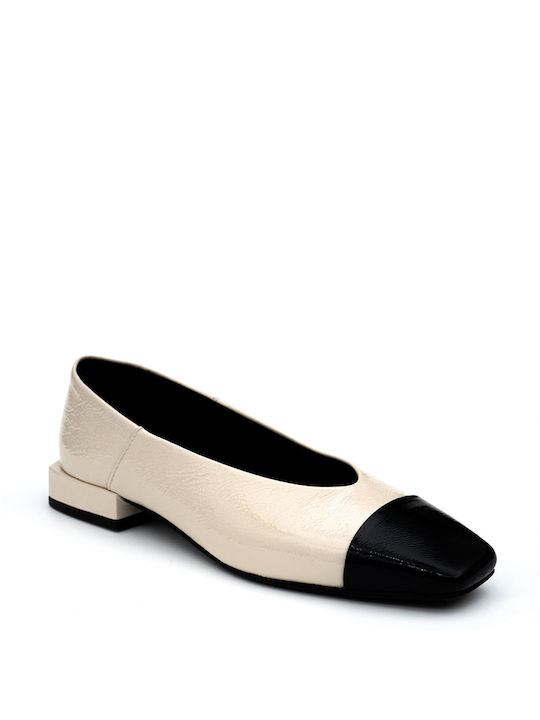 Philippe Lang Naplak Leather Pumps 400daria41 White 400daria41/whiteblack