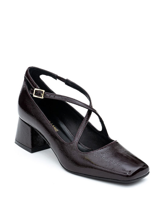 Philippe Lang Naplak Leather Pumps Elide10 Bordeaux Elide10/bordeaux