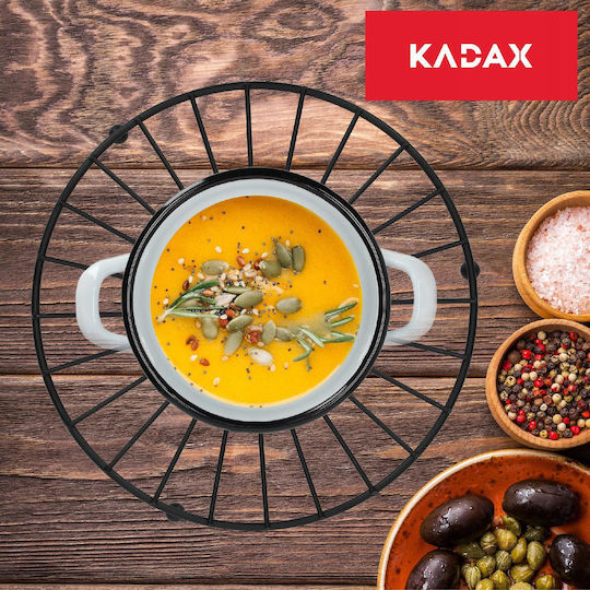 Kadax Тортена постава Метал Черен