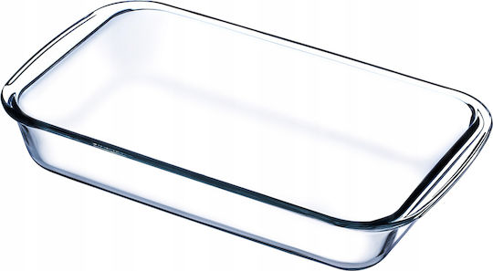 Kadax Rectangular Vas de Gătit Rezistent la Căldură Sticlă 2200ml 1buc