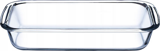 Kadax Rectangular Vas de Gătit Rezistent la Căldură Sticlă 2200ml 1buc