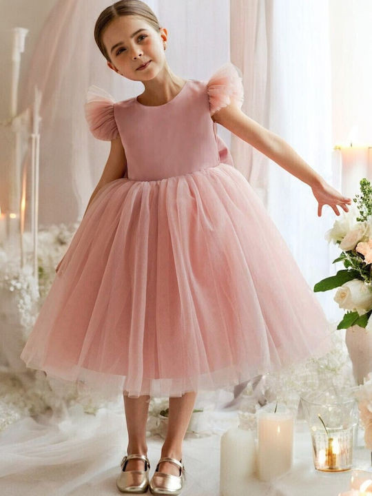 Kinderkleid Kurzärmelig Pink