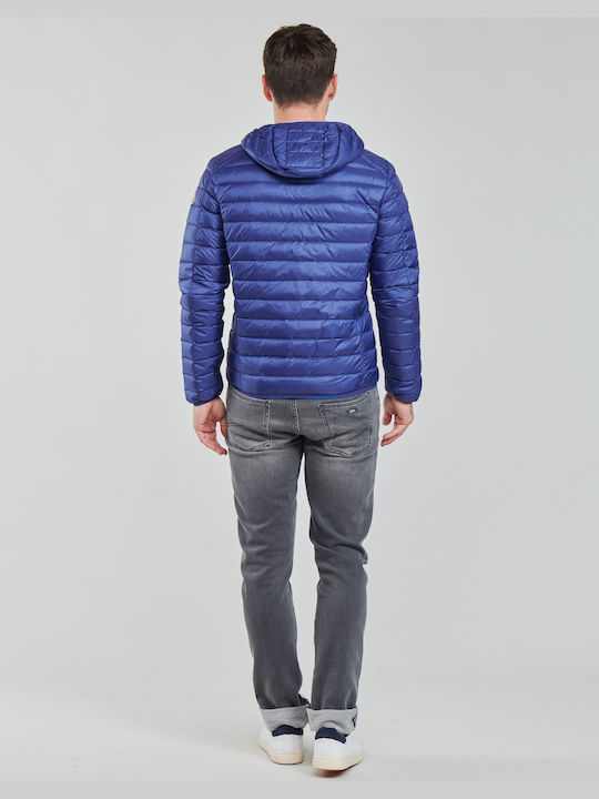 Jott Herren Jacke Lässig Winddicht Blue