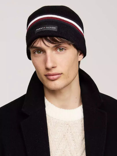 Beanie Männer Beanie Gestrickt in Schwarz Farbe