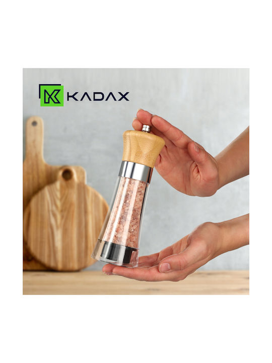 Kadax Χειροκίνητος Μύλος Πιπεριού Γυάλινος