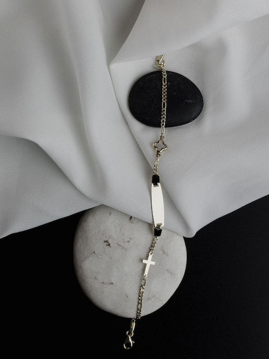 Themelidis Jewels Βραχιόλι Ταυτότητα Χρυσό 9K