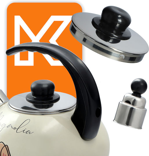 Kadax Teekanne Emaille Gray 2200ml