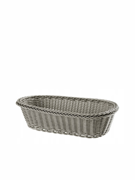 Kadax Bread Basket Plastic Gray