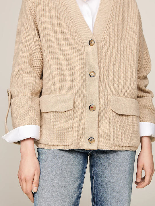 Дамска плетена жилетка Classic Beige