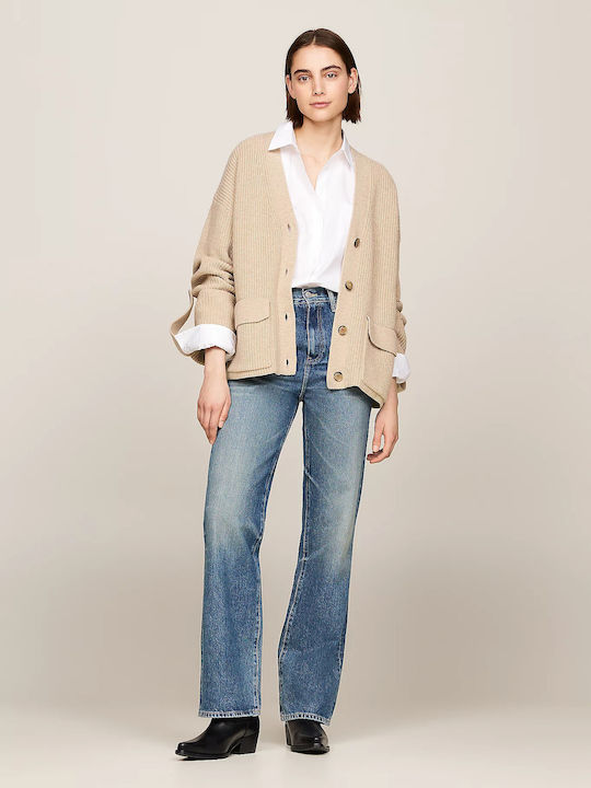 Дамска плетена жилетка Classic Beige