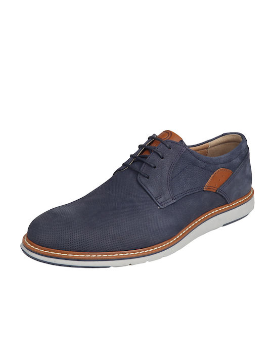 Damiani Men's Suede Casual Shoes Blue