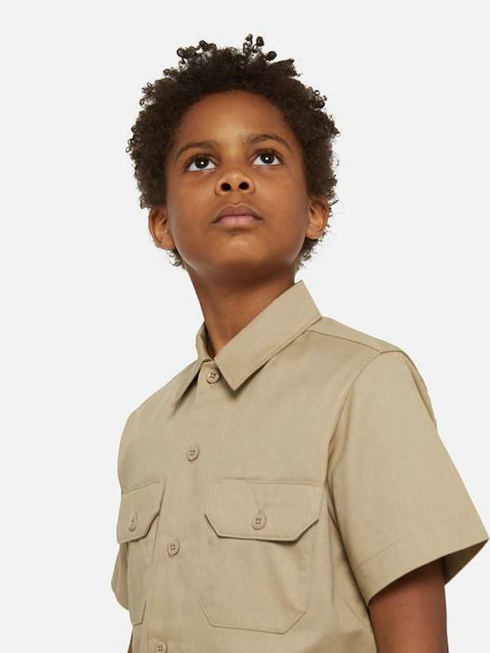 Dickies Kids Shirt Beige