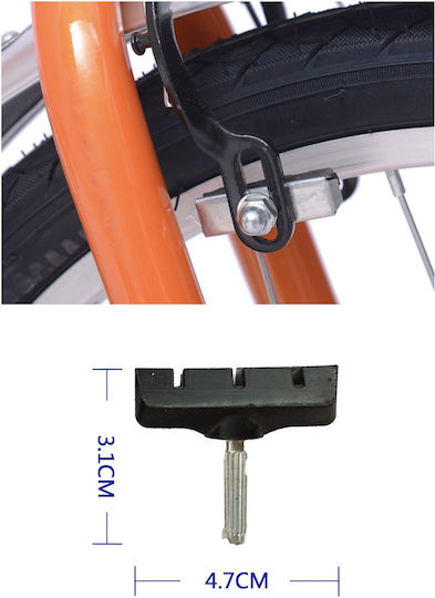 Bicycle Brake Pads 50mm 2pcs 17915 Tpster