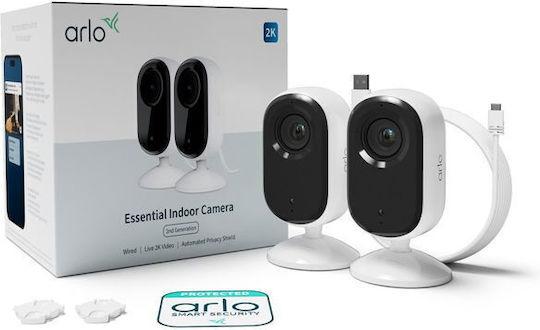 Arlo Shelly_W_Pro_1PM IP Κάμερα Παρακολούθησης Full HD+ 4MP Μπαταρίας