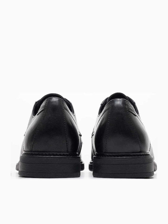 Δερμάτινα Ανδρικά Loafers σε Μαύρο Χρώμα