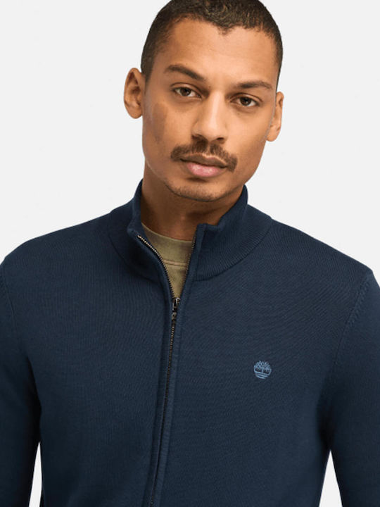 Ανδρική Ζακέτα Φερμουάρ Timberland Williams River Cotton Yd Blue 197641040059