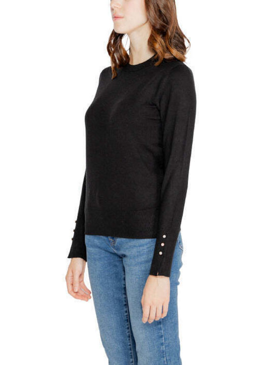 Jacqueline De Yong Women's Long Sleeve Sweater Black