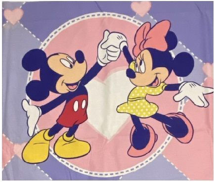 Limneos Mickey & Minnie Mouse Παιδική Παπλωματοθήκη Μονή Πολύχρωμη 160x235εκ.