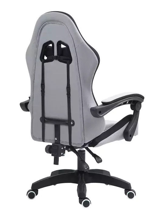 Pakketo Gline Υφασμάτινη Καρέκλα Gaming Γκρι / Μαύρο