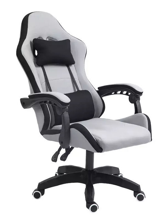 Pakketo Gline Υφασμάτινη Καρέκλα Gaming Γκρι / Μαύρο