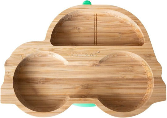 Eco Rascals Σετ Φαγητού από Bamboo Πράσινο 4τμχ