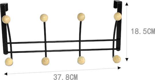 Tpster Κρεμάστρα Πόρτας Μεταλλική 37.8x10.5x18.5εκ.
