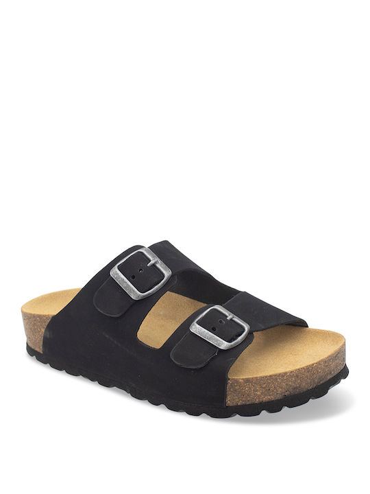 Oak & Hyde Women's Flat Sandals in Black Color