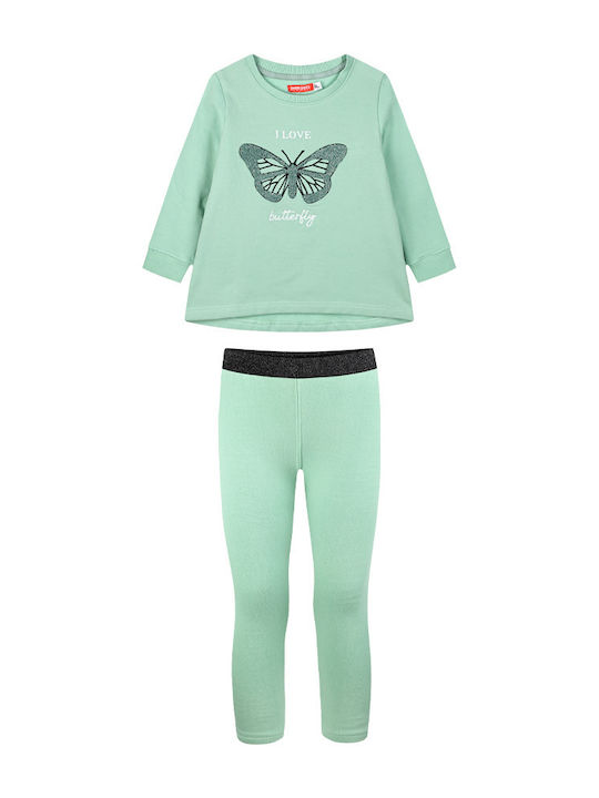 Energiers Kids Set with Leggings Winter 2pcs Dahlia