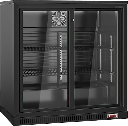 Lappas Ψυγείο Back Bar 220lt Διπλό Υ83.5xΠ90xΒ50.5cm