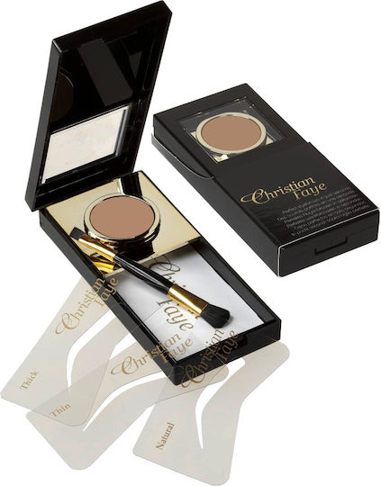 Christian Faye Waterproof Eyeshadow for Eyebrows Dark Brown